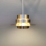 Danish hanging lamp in brass colored aluminum