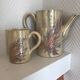 Set of 1 jug and 1 milk jug signed La Roue Vallauris.
