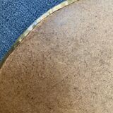 Urdu oval mirror solid brass