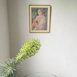 Charcoal framed portrait