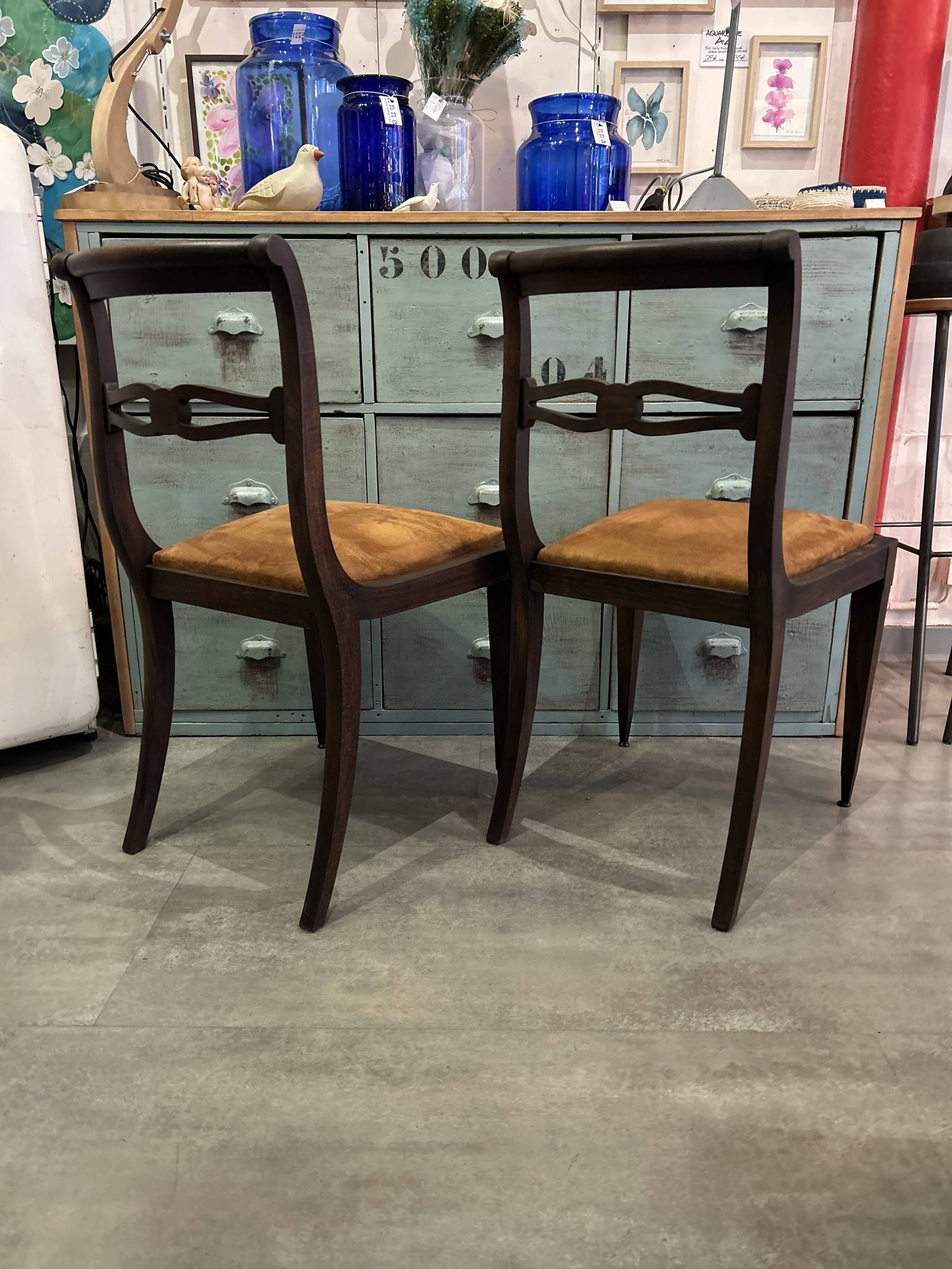 Paire de chaises de style Régence Des années 40