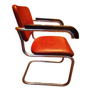 Fauteuil en tube chromé - breuer