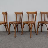 4 old vintage Luterma bistro chairs