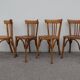 4 old vintage Luterma bistro chairs