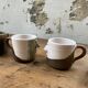 Anthropomorphic ceramic teapot, cups and bowl set