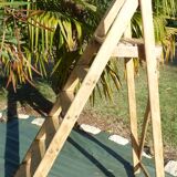 6-step stepladder for decoration, completely restored