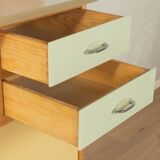 Enchanting two-piece kitchen cabinet from the 1950s in typical pastel colours