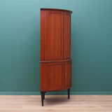 Armoire d’angle en acajou, années 1970, conception danoise, production: danemark