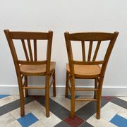 Paire de chaise de bistrot