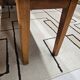 Lot deux bancs de ferme sapin vintage