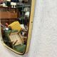 Vintage Mirror With Brass Gold Frame