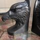 Pair of eagle bookends in patinated bronze – Art Deco style