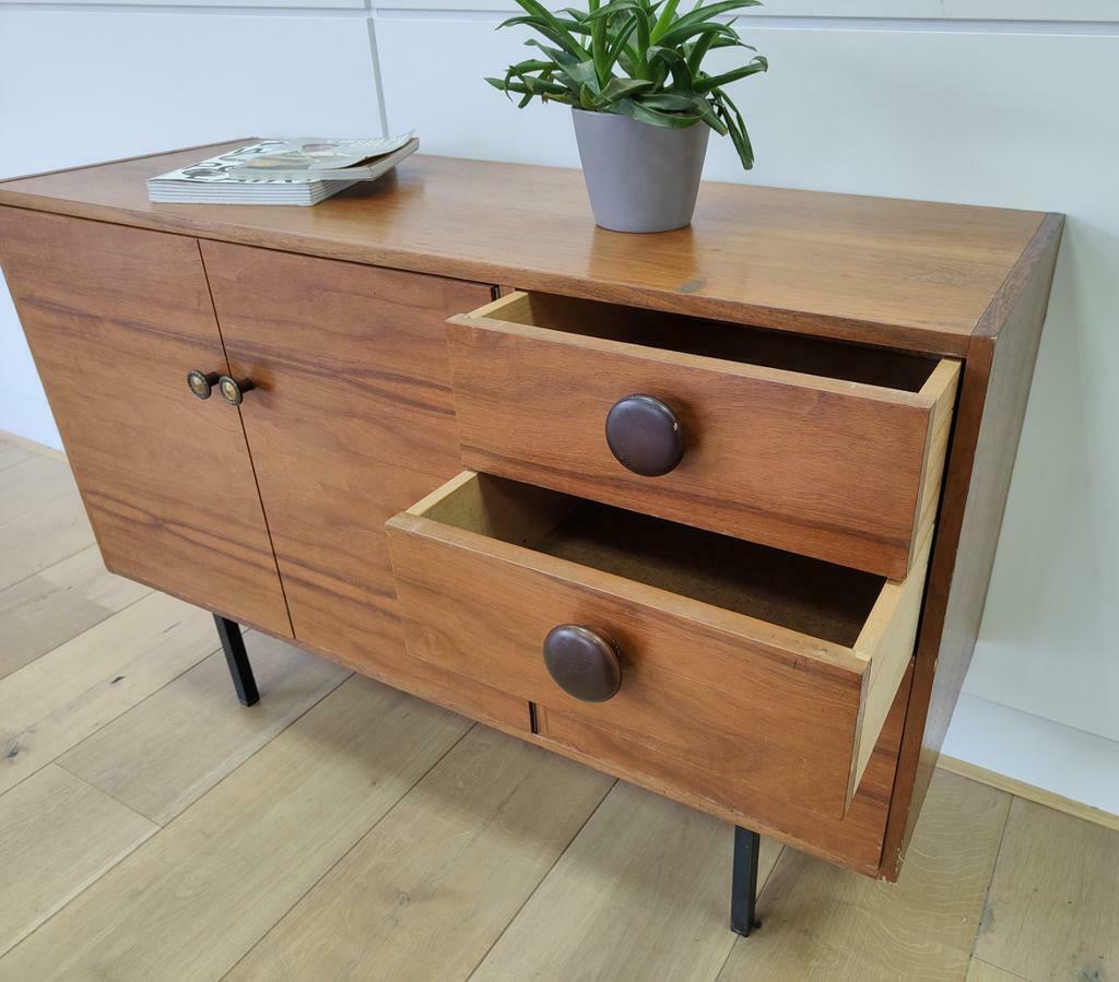 Vintage mid century sideboard shoe cabinet convenient