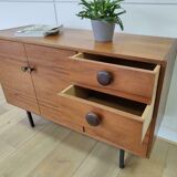 Vintage mid century sideboard shoe cabinet convenient