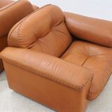 De Sede "DS 101" leather armchairs 1970s