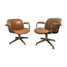 Lot de 2 fauteuils par Ico Parisi pour MIM