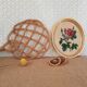 Vintage rattan battoir mat tape