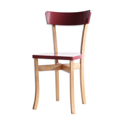 Chaise bistrot en bois vintage revisitée