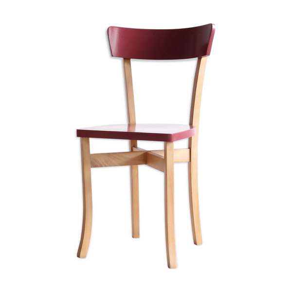 Chaise bistrot en bois vintage revisitée