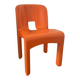 Vintage 1970 Joe Colombo 860 861 Kartell chair bright orange