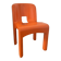Vintage 1970 Joe Colombo 860 861 Kartell chair bright orange