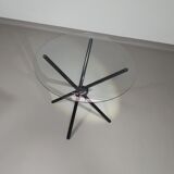 Italian folding table 80's aluminium frame