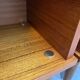 Pair of bedside tables with tapered legs, 1960s/70s