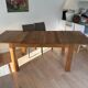 Ethnicraft teak dining table with slice extension