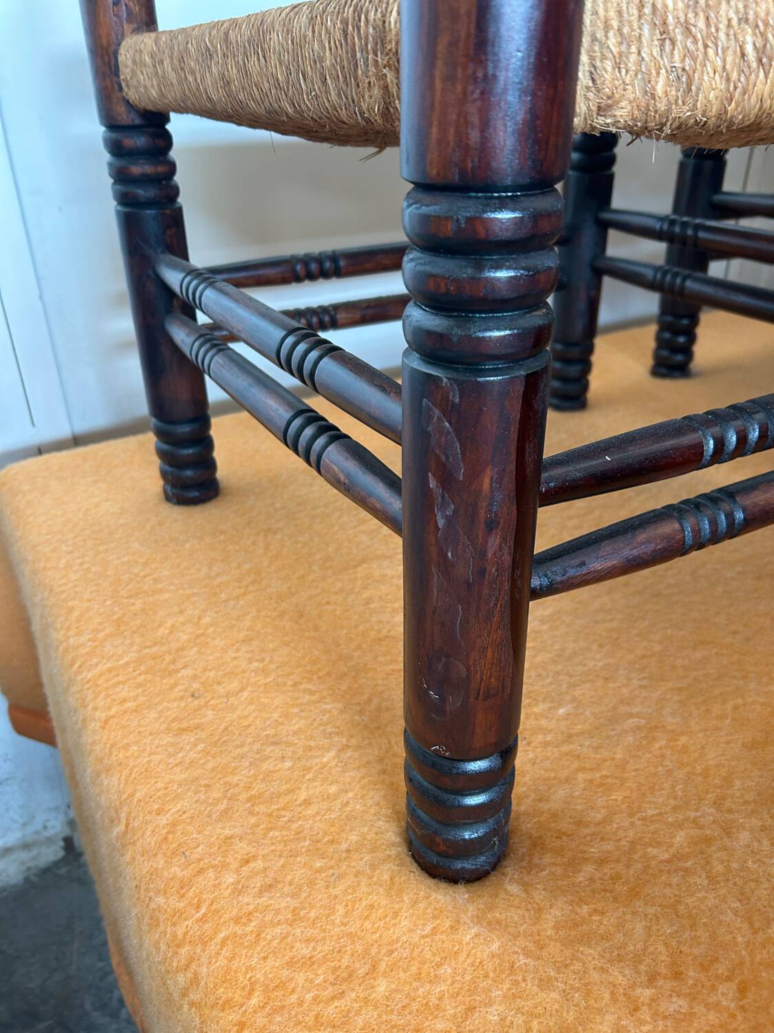 Pair of Charles Dudouyt Art Deco style armchairs 1940