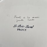 Assiette décorative peinte à la main Le Poët Laval – 0625IAV4