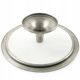 Secession cake stand, porcelain, silver-plated brass, Austria, early 20th century