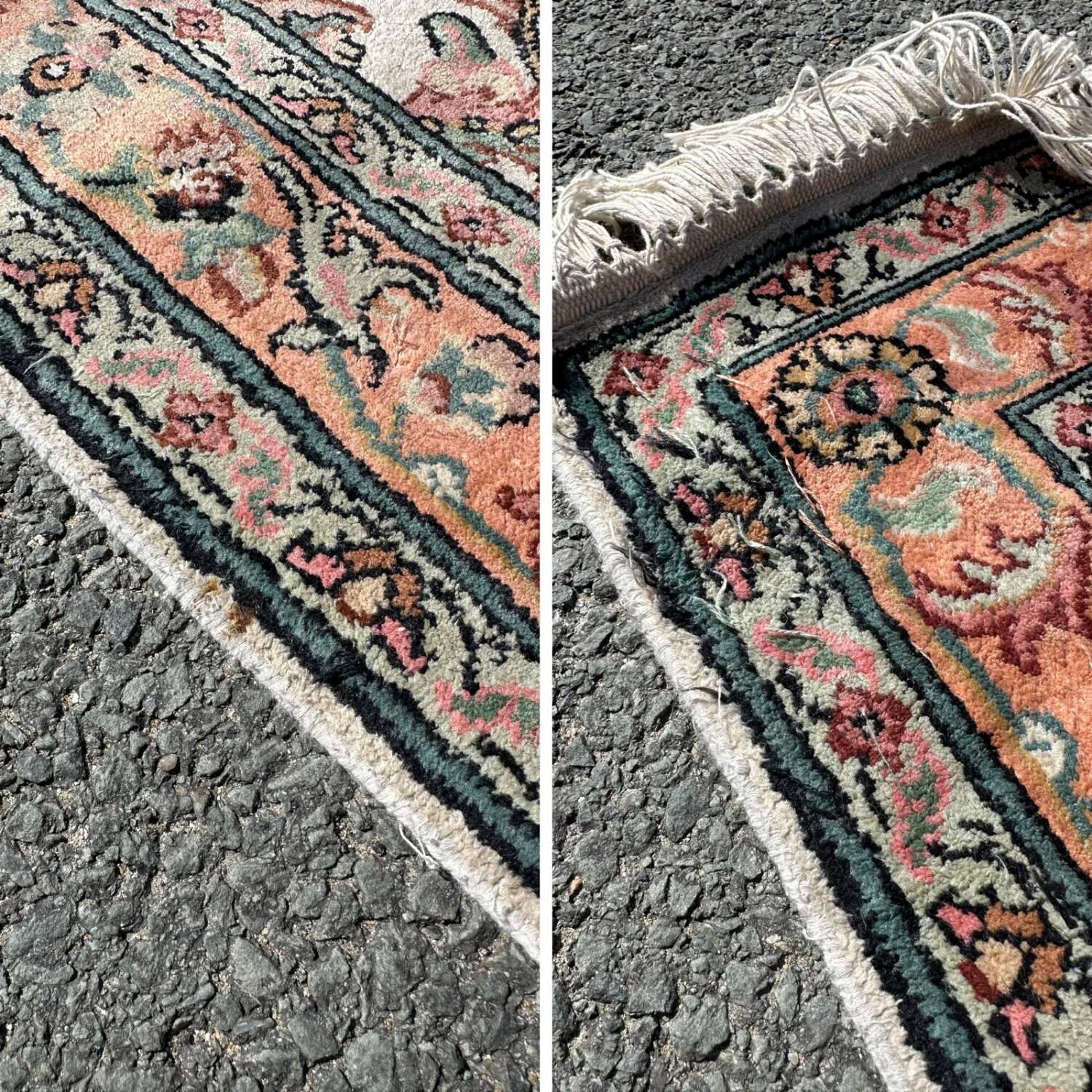 Tapis persan en soie