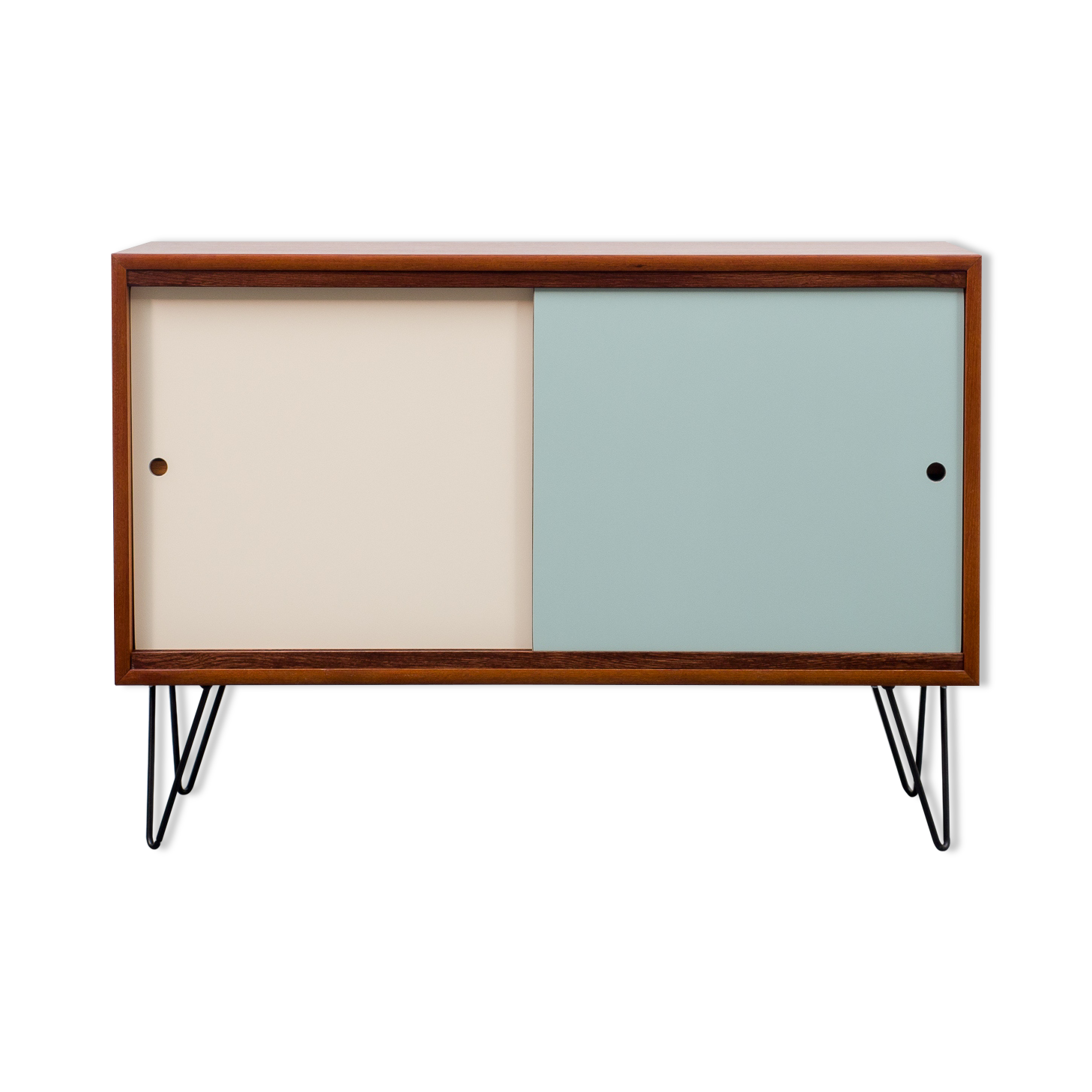 Sideboard 60s, teak, reversible doors