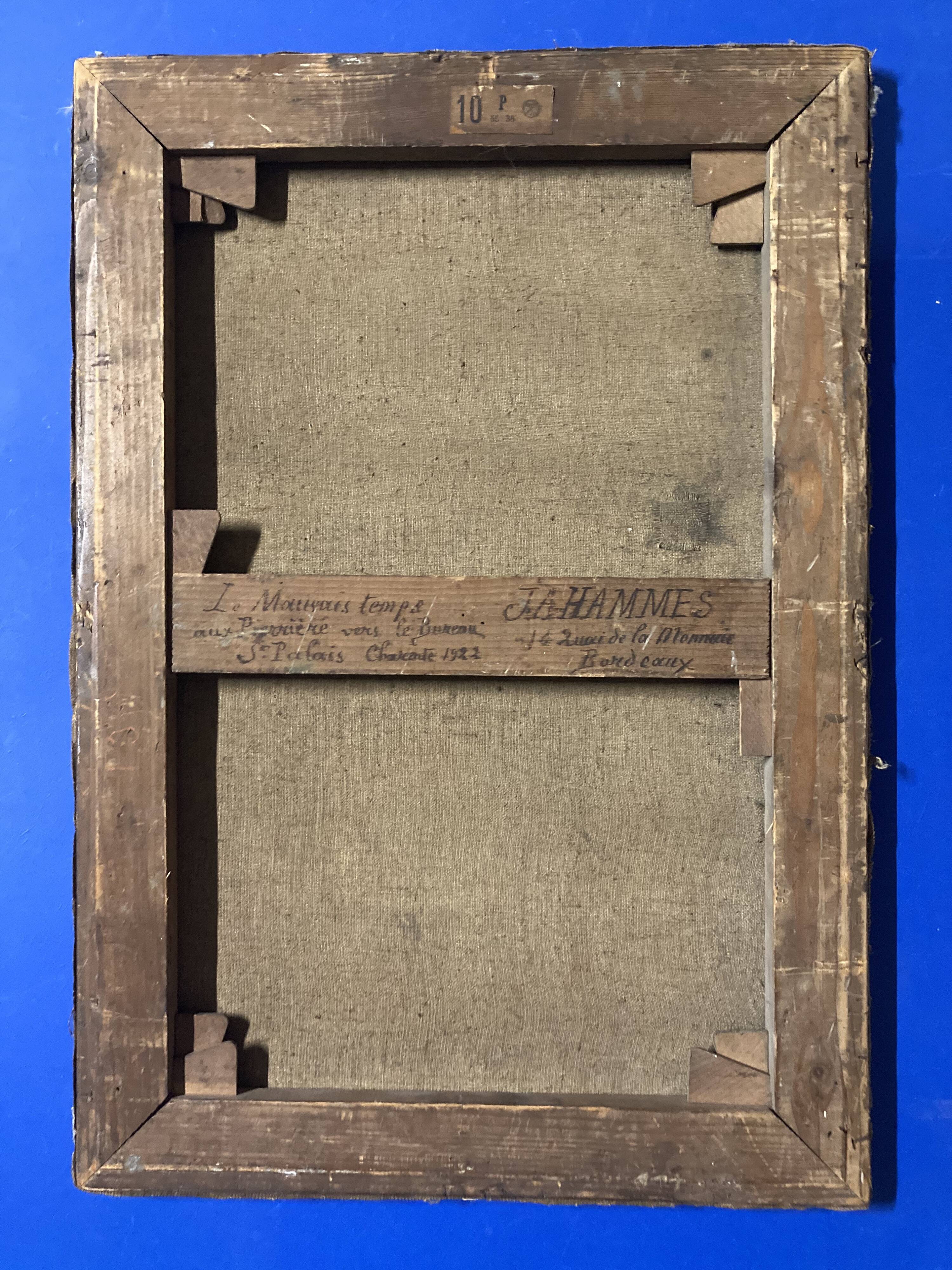 Johan Adolf HAMMES (1905-1994), The Bad Weather at Pierrières, oil painting