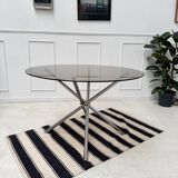 Smoked glass table