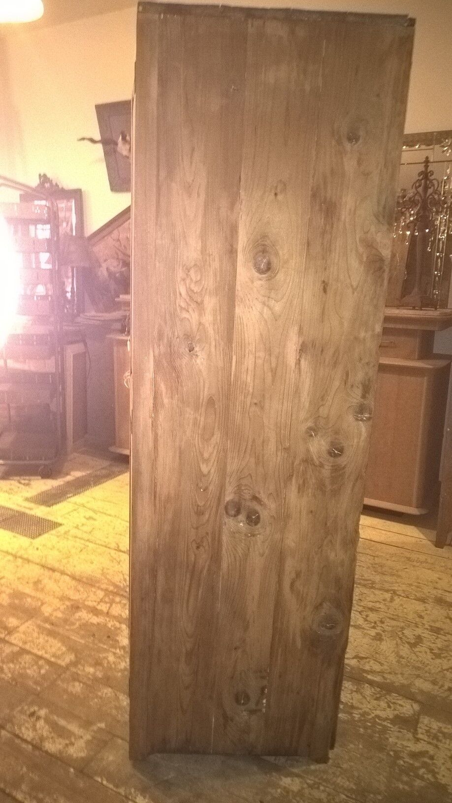 Cloakroom in coated solid wood