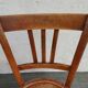 3 wooden bistro chairs