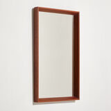 Teak framed mirror