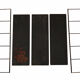 Modular wall shelf string with 8 metal shelves year 60