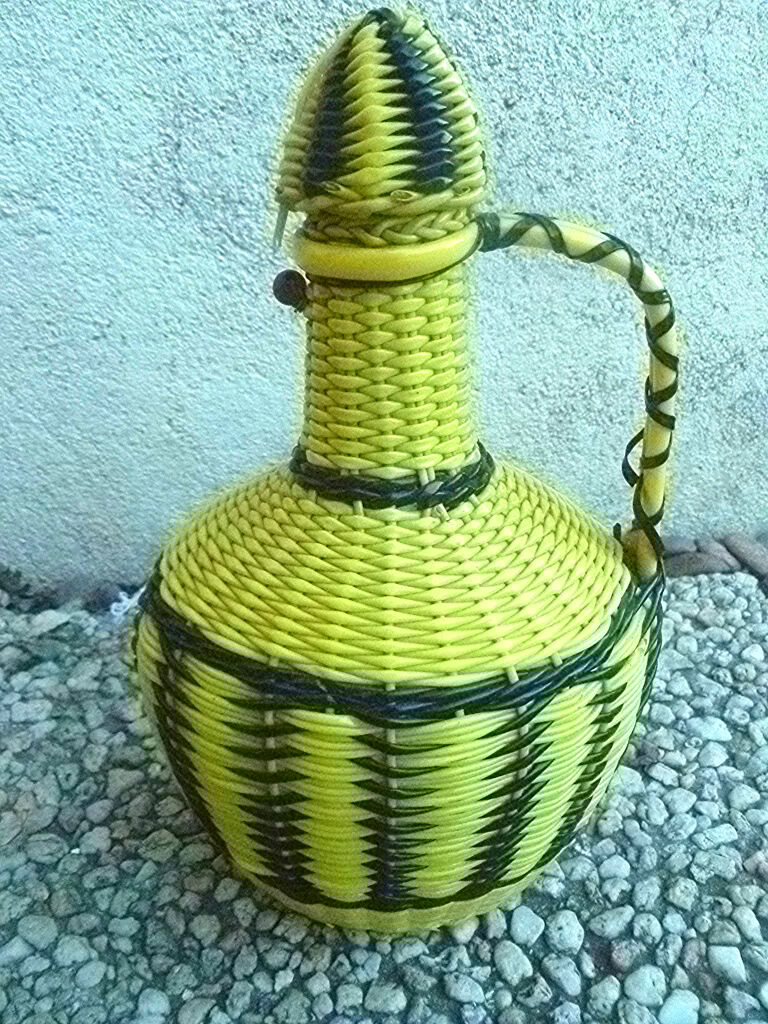 Bottle scoubidou viresa , vintage