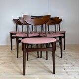 Set of six dining chairs, Denmark 1960s