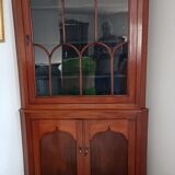 Corner cabinet, early 20th century corner display cabinet