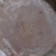 Ceramic vase stone sign pigaglio
