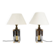 Stephane Davidts. Set of 2 table lamps by WKR, Hollywood Regency, Germany, 1980s.