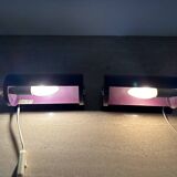 Vintage IKEA LOD V413 purple metal wall lamp bedside lamp wall lamp 1980s S