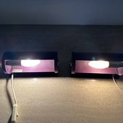 Vintage IKEA LOD V413 purple metal wall lamp bedside lamp wall lamp 1980s S