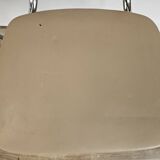 Set of four chairs in iron and skai 1970