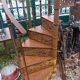 Spiral staircase in cast iron XXth