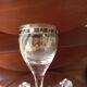 Service à liqueur en cristal émaillé 10 pièces