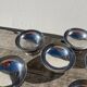 10 coupelles en inox 1970